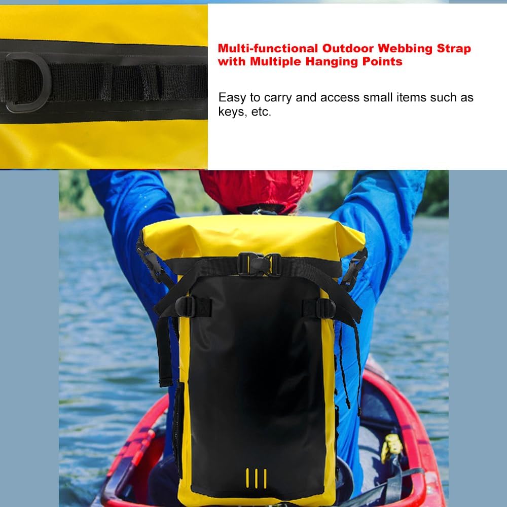 IPX6 Waterproof Backpack with 500D PVC Mesh for Outdoor Adventures, Large Capacity, Dry-Wet Separation, V1259-DP01-A-2805