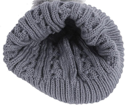 Soft Plush Winter Accessory with Hat, and Scarf in Multiple Colors V1259-DP01-A-2806