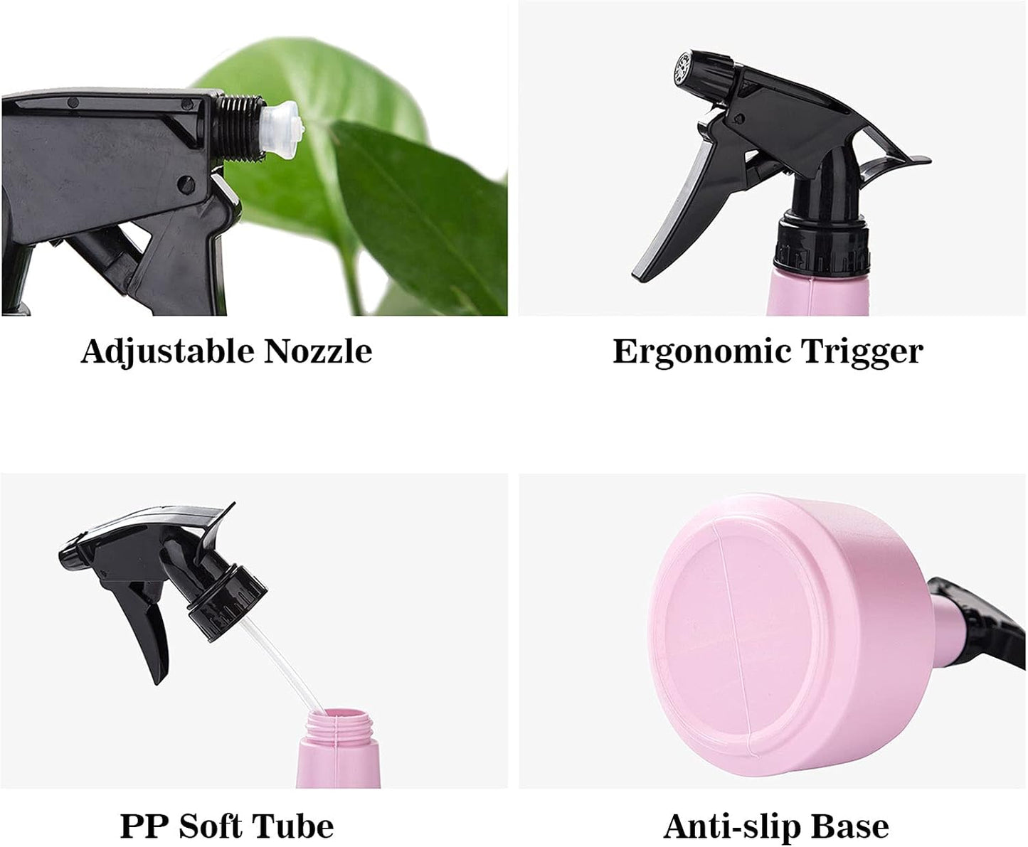 600ml Hair Styling Spray Bottle for Cutting & Styling, Empty Water Tool for Daily Hair Care V1259-DP01-A-2812