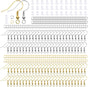 Hypoallergenic Earring Hooks, 600Pcs Earring Making Kit with Earring Hooks, Jump Rings and Clear Rubber V1259-DP01-A-2831