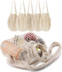 Cotton String Shopping Bags Reusable Washable Grocery Mesh Organizer Net V1259-DP01-A-2833