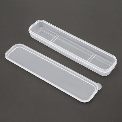 Portable Flatware Box Travel Tableware Storage Case, Simple Tableware Storage Box Case for Cutlery Kit (White) V1259-DP01-A-2856
