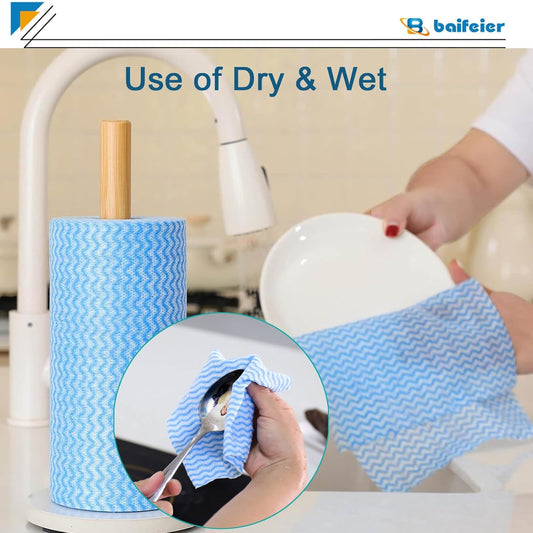 200 Counts Dish Cloths Kitchen Reusable, Disposable Cleaning Towels and Dish Cloths, Cleaning Rags Wipes V1259-DP01-A-2861