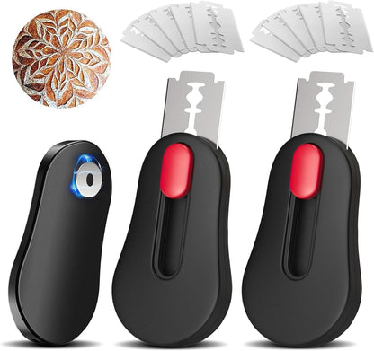 (2 Packs) Bread Lame Dough Scoring Tool with Telescoping Feature, Professional Bread Lame for Bread Scoring V1259-DP01-A-2886