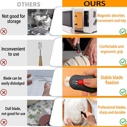 (2 Packs) Bread Lame Dough Scoring Tool with Telescoping Feature, Professional Bread Lame for Bread Scoring V1259-DP01-A-2886