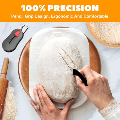 (2 Packs) Bread Lame Dough Scoring Tool with Telescoping Feature, Professional Bread Lame for Bread Scoring V1259-DP01-A-2886
