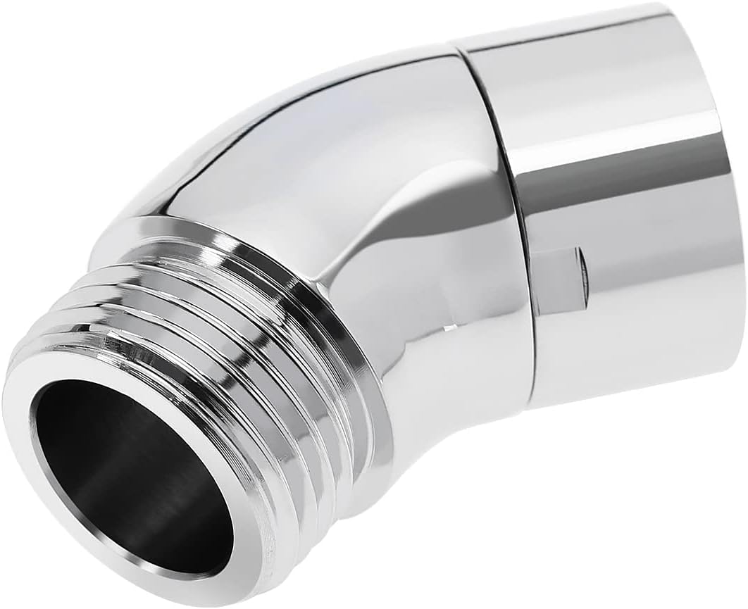 Handheld Shower Head Elbow Adapter G1/2" Shower Connector 45-Degree Adapter Solid Brass, Suitable for Most V1259-DP01-A-2889