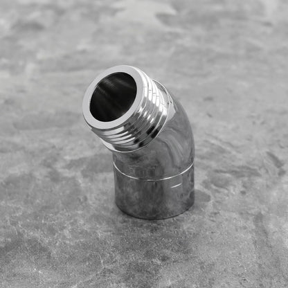 Handheld Shower Head Elbow Adapter G1/2" Shower Connector 45-Degree Adapter Solid Brass, Suitable for Most V1259-DP01-A-2889