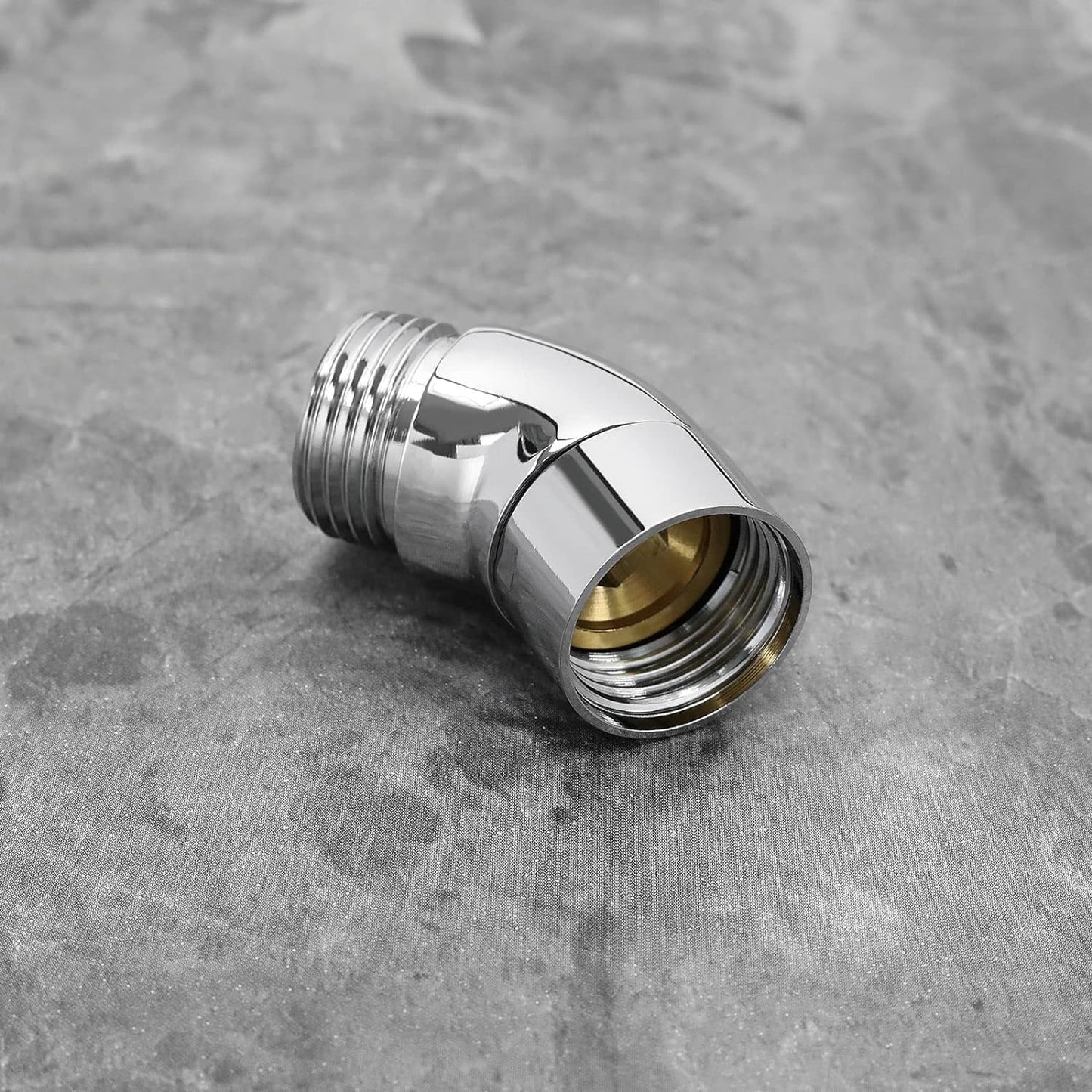 Handheld Shower Head Elbow Adapter G1/2" Shower Connector 45-Degree Adapter Solid Brass, Suitable for Most V1259-DP01-A-2889