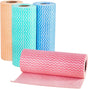Disposable Cleaning Towel (4 Rolls /200pcs) Reusable Cleaning Wipe, Dish Towels Dish Rags Reusable Quick-Dry V1259-DP01-A-2902