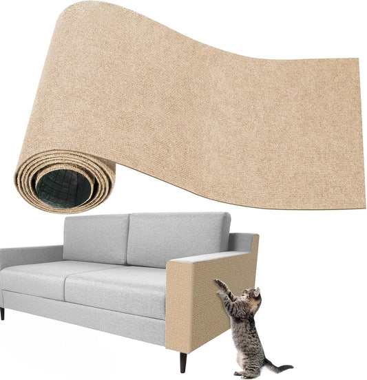 Cat Scratching Carpet,15.8"x78.7"Cat Climbing Pad,Self-Adhesive Cat Scratch Mat,Sticky Scratch Wall Mat, V1259-DP01-A-2903