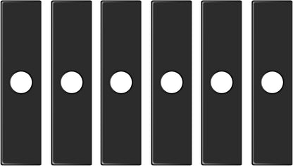 6Pack Edger Blades 8X2 Hole Diameter 1" Eco Edger Blade Replacement Compatible with Echo 720-237-001, V1259-DP01-A-2909