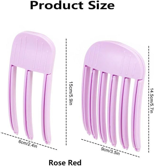 2 Pcs Wind Shaping Styling Comb for Fluffy Bangs,No-Trace Hair Root Lifting Hair Volume Clip,Easy High Crown V1259-DP01-A-2921