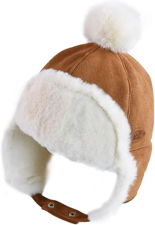 Baby Boys Hat Winter Fleece Cap for Toddlers Newborns 6 Months-2 Years Old V1259-DP01-A-2929