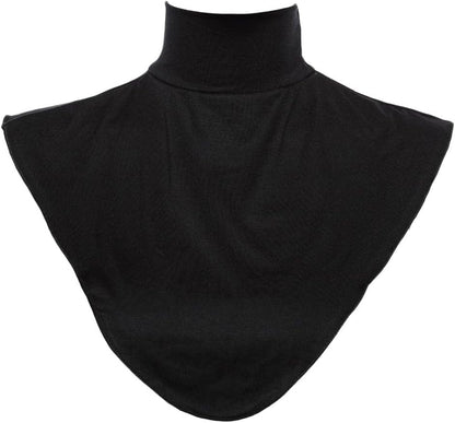 Fityle 2/pieces Stretchy Modal Detachable Turtleneck Dickey Collar Neck Hijab Extension V1259-DP01-A-2938