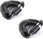 2PCS Black Motorcycle Helmet Lock, Portable Password Combination Security 59 Inch for Bicycle Suitcase V1259-DP01-A-2945