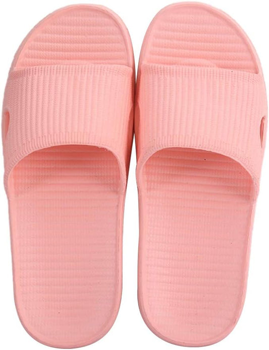 Women/Men's Non-Slip Shower Sandals Slip On Slippers Indoor Household Summer Bathroom Slide V1259-DP01-A-2964