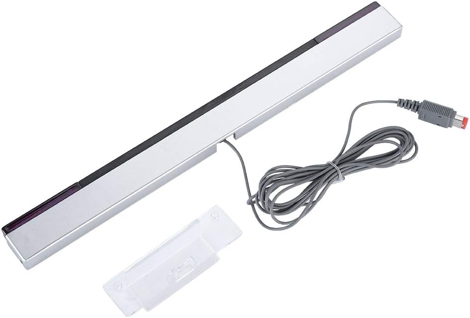 Wii Sensor Bar, Wired Infrared Sensor Bar IR Signal Ray Sensor Bar for Nintendo Wii and Wii U Console V1259-DP01-A-2980
