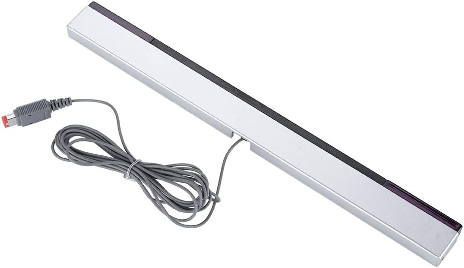 Wii Sensor Bar, Wired Infrared Sensor Bar IR Signal Ray Sensor Bar for Nintendo Wii and Wii U Console V1259-DP01-A-2980