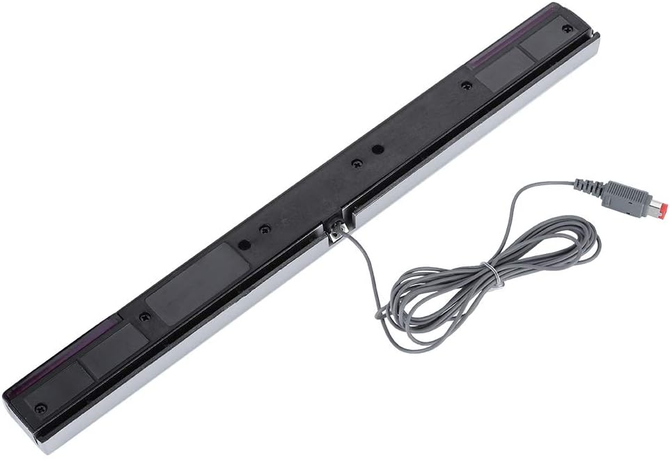 Wii Sensor Bar, Wired Infrared Sensor Bar IR Signal Ray Sensor Bar for Nintendo Wii and Wii U Console V1259-DP01-A-2980