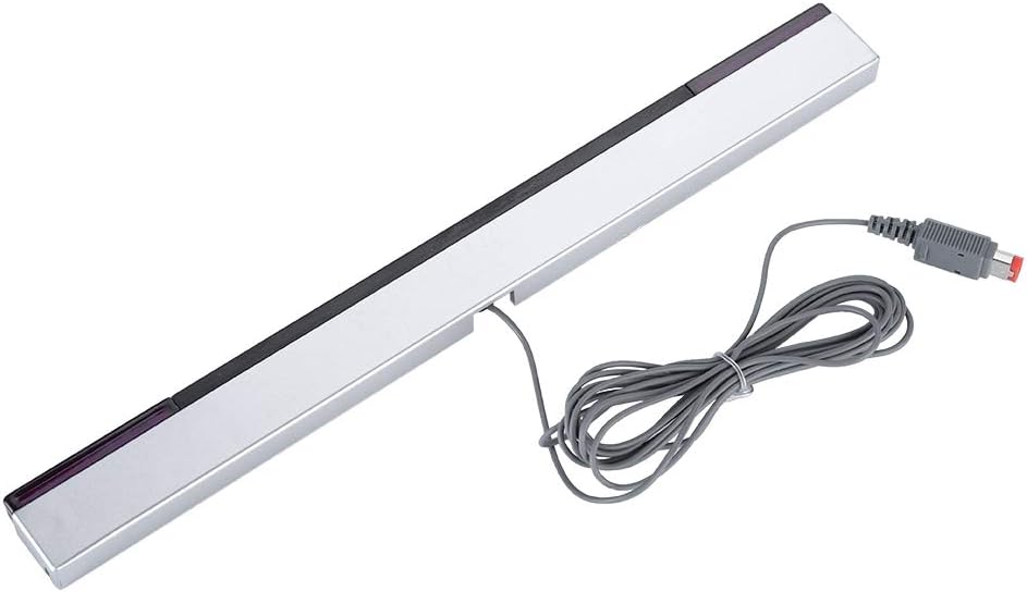 Wii Sensor Bar, Wired Infrared Sensor Bar IR Signal Ray Sensor Bar for Nintendo Wii and Wii U Console V1259-DP01-A-2980