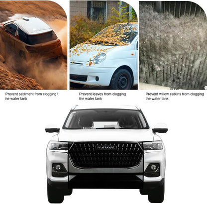 2Pcs Car Grill Net,Heavy-Duty Grille Mesh with Hooks, Universal Front Bumper Vent Insert for Pickup Trucks & V1259-DP01-A-2994