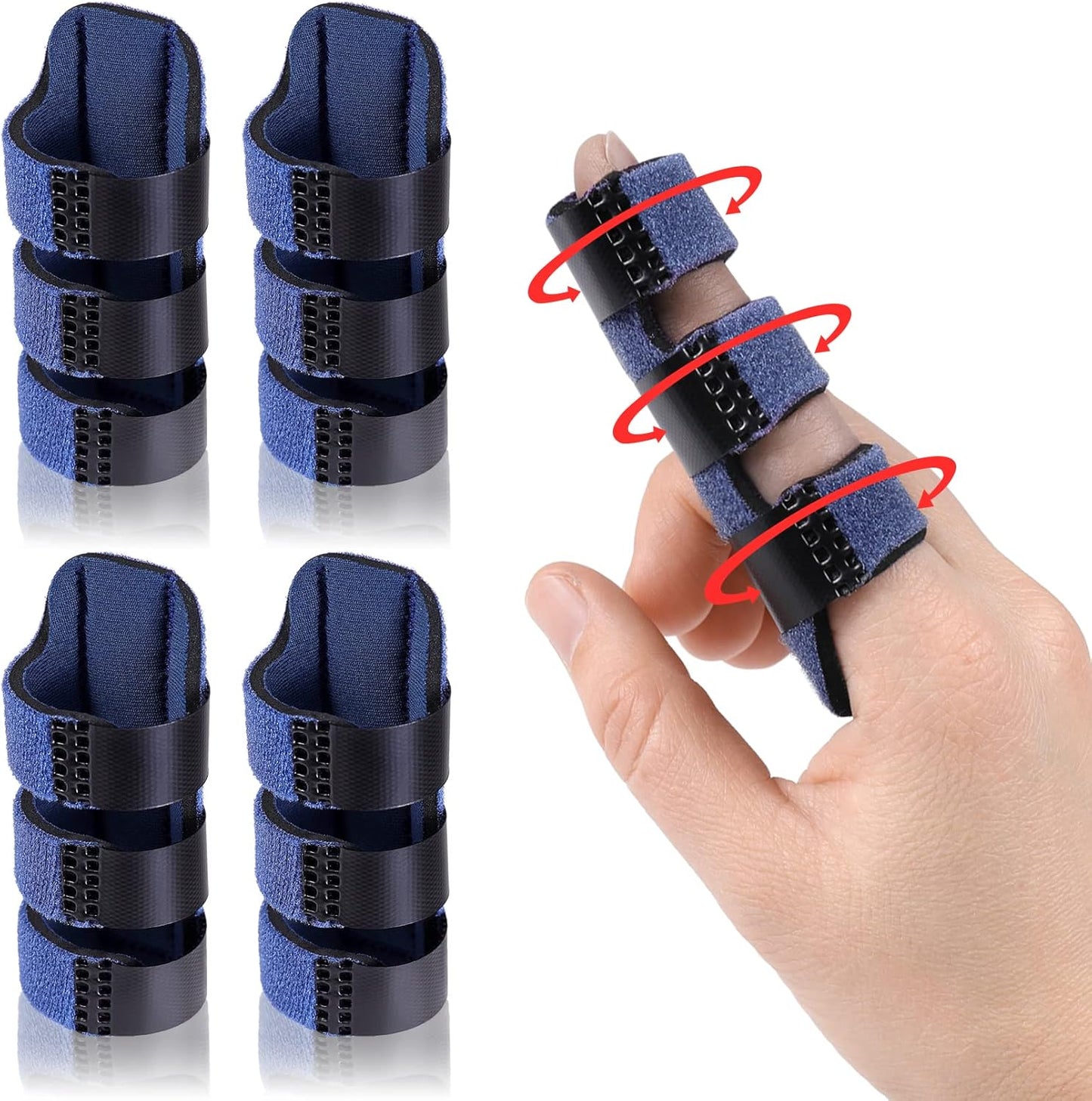 Trigger Finger Splint, Finger Splints for Straightening & Trigger Finger & Broken Finger,Finger Brace Fits V1259-DP01-A-3000