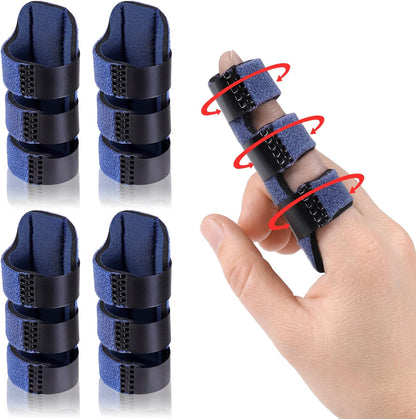 Trigger Finger Splint, Finger Splints for Straightening & Trigger Finger & Broken Finger,Finger Brace Fits V1259-DP01-A-3000