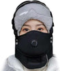Women Windproof Full Cover Balaclava with Glasses Mask,Winter Thermal Thick Ski Cap Camping Hunting Trapper V1259-DP01-A-3015