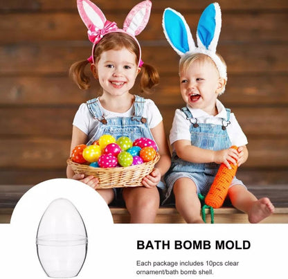 Giant Transparent Easter Eggs - DIY Blank Easter Egg, Clear Easter Eggs Empty Plastic Surprise Eggs Fillable V1259-DP01-A-3018