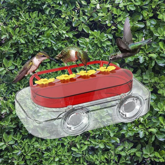 Window Hummingbird Feeders - Hanging Hummingbird Feeder with Suction Cup, Tabletop Humming Bird Feeder Bird V1259-DP01-A-3021