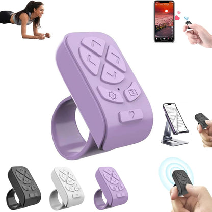 for TIK-Tok Remote Control Ring,Wireless Page Turner,Bluetooth Remote Control Ring Finger Scroller,Finger V1259-DP01-A-3022