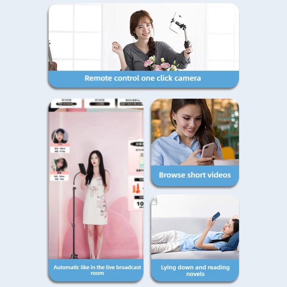 for TIK-Tok Remote Control Ring,Wireless Page Turner,Bluetooth Remote Control Ring Finger Scroller,Finger V1259-DP01-A-3022
