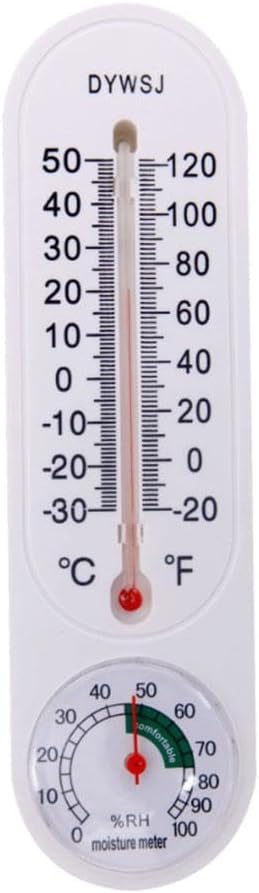 Indoor Outdoor Thermometer Wall Thermometer,Thermometer Hygrometer Humidity Monitor Temperature Humidity V1259-DP01-A-3026