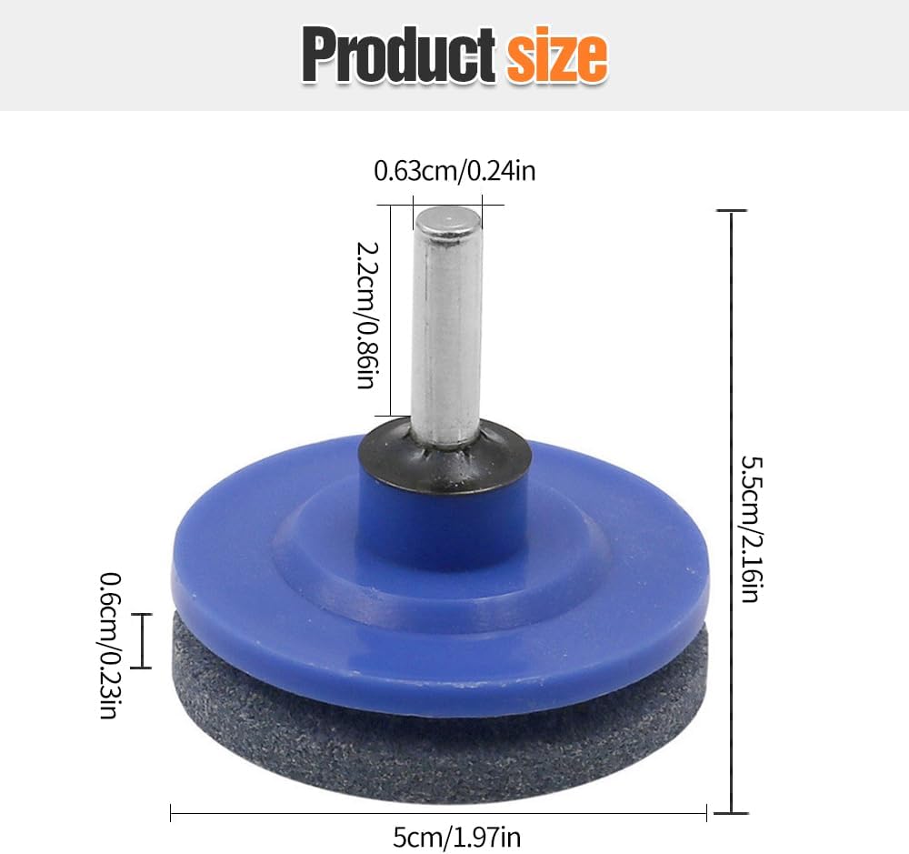 Lawn Mower Blade Sharpener, 3/4/5PCS Lawn Mower Blade Sharpener Tool Kits, Universal Lawnmower Blade V1259-DP01-A-3029