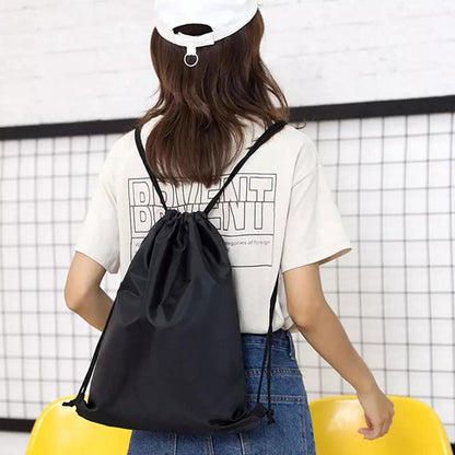 Drawstring Backpack Sports Gym Bag for Women Men,Folding Sport Backpack Drawstring Bag for Home Travel V1259-DP01-A-3039