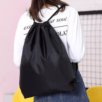 Drawstring Backpack Sports Gym Bag for Women Men,Folding Sport Backpack Drawstring Bag for Home Travel V1259-DP01-A-3039