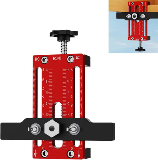 Cabinet Door Installation Positioner, Aluminum Alloy Cabinet Hardware Jig, Adjustable Length Cabinet V1259-DP01-A-3044
