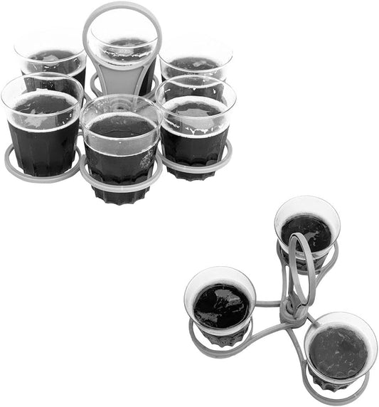 Rotating Cup Holder Fold Away Cup Carrier,Portable Drink Carrier for Big Cups,Reusable Drink Delivery Carrier V1259-DP01-A-3047