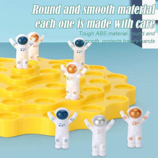 Astronaut Balance Game,Astronaut Balance Counting Toys Children's Desktop Space Puzzle Toy,Early Education V1259-DP01-A-3050