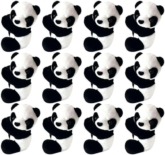 Mini Panda Figurines,Cute Panda Bamboo Toys Panda Cake Decoration,Panda Clips Curtain Holder,Home Decoration V1259-DP01-A-3055