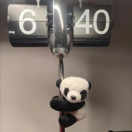 Mini Panda Figurines,Cute Panda Bamboo Toys Panda Cake Decoration,Panda Clips Curtain Holder,Home Decoration V1259-DP01-A-3055