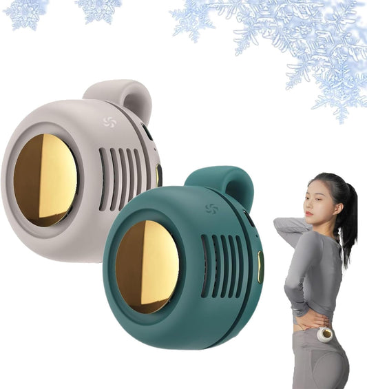 Portable Silent Mini Bladeless Fan Clip On, Portable silent mini bladeless electric fan, 3 Speeds Hands-Free V1259-DP01-A-3059