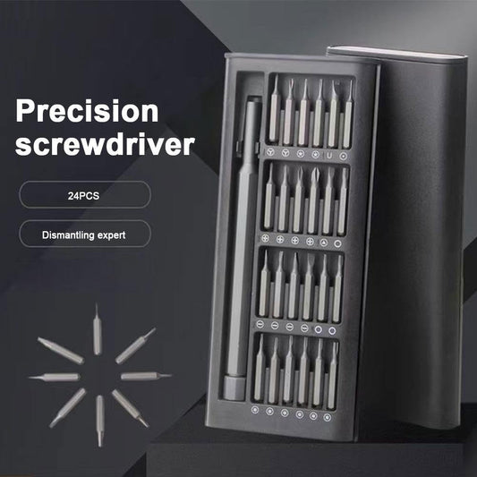 24-in-1 Precision Screwdriver Set,Mini Carrying Repair Kit,Precision Screwdriver Set for Phone, Computer, V1259-DP01-A-3062