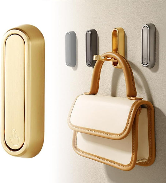 Folding Wall Hook, 2025 New Flip Down Hook Folding Heavy-Duty Coat Hooks Wall, Invisible Foldable Valet Hooks V1259-DP01-A-3071
