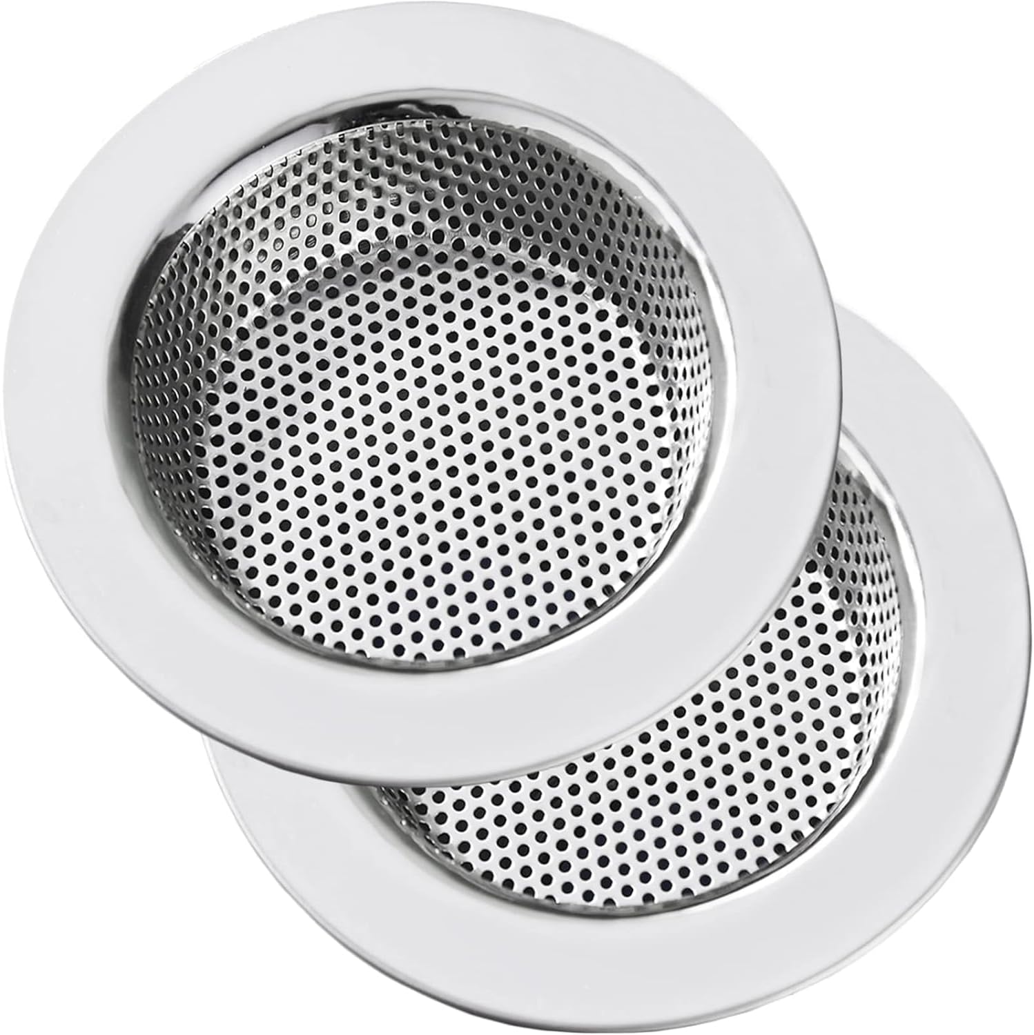 Kitchen Sink Strainer Stainless Steel, Kitchen Sink Drain Strainer, Sink Strainers for Kitchen Sinks with V1259-DP01-A-3083