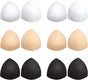 Bra Pads Inserts 6 Pairs, Bra Cups Inserts, Removable Breast Enhancers Inserts for Women (Beige, Black, White) V1259-DP01-A-3084