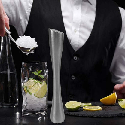 Stainless Steel Cocktail Muddler 8" Professional Old Fashioned & Mojitos Drink Muddler Ideal Bartender Tool V1259-DP01-A-3087