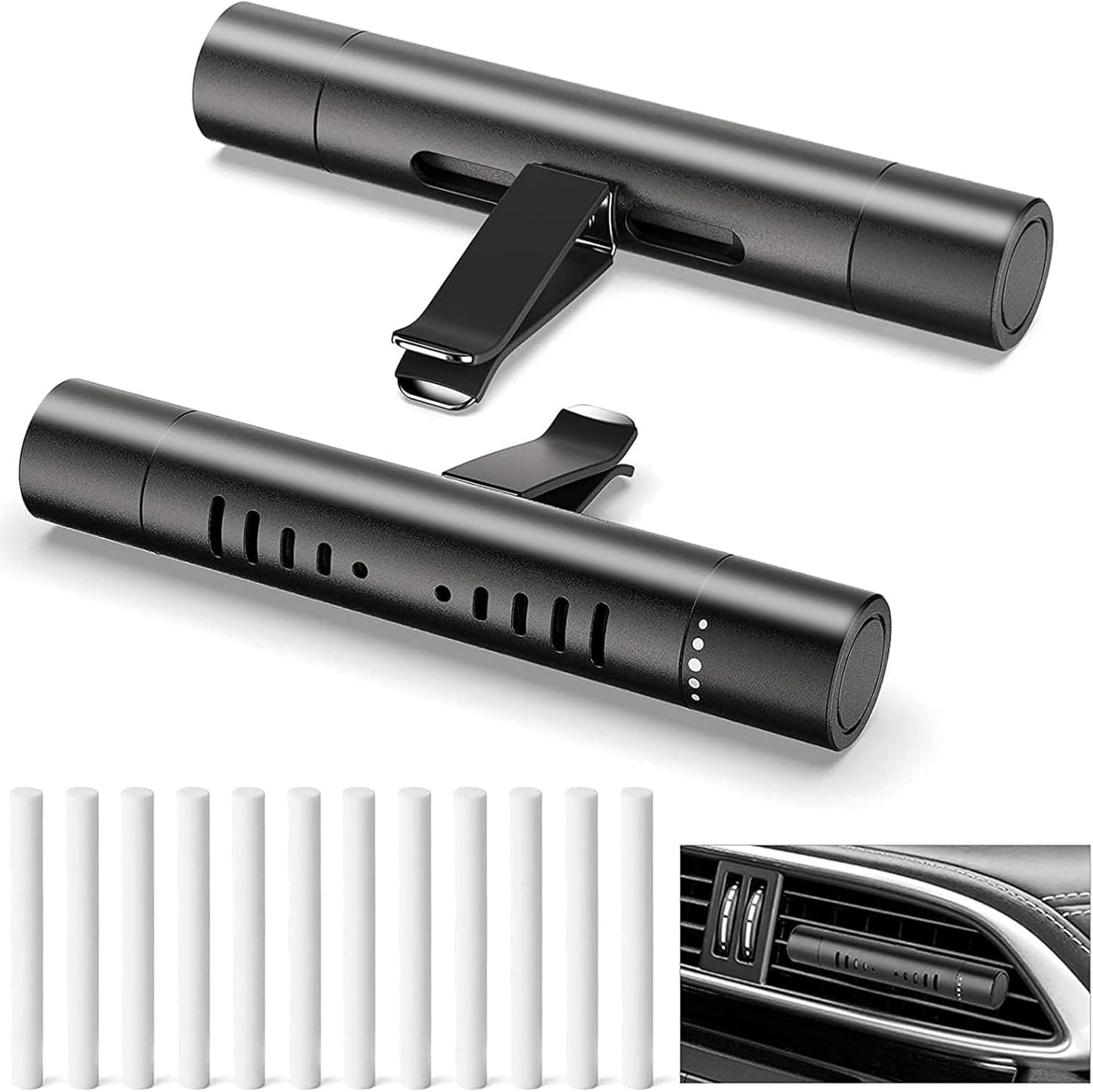 2 Custom Car Vent Diffusers Come with three custom aroma sticks V1259-DP01-A-3124