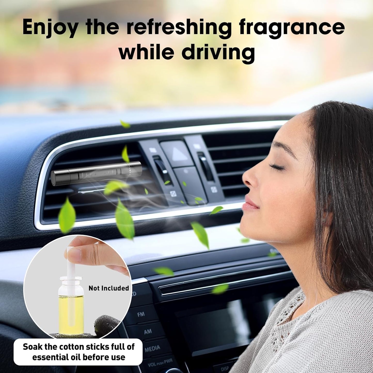 2 Custom Car Vent Diffusers Come with three custom aroma sticks V1259-DP01-A-3124